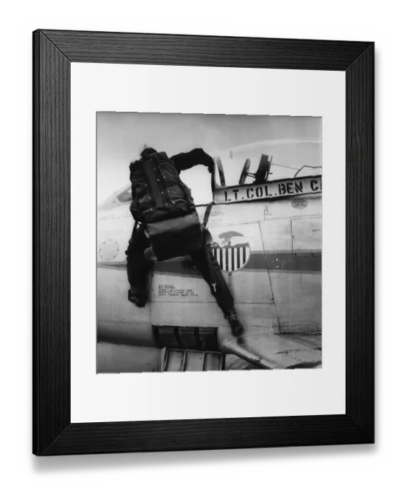 Framed Print : Cockpit Climbing