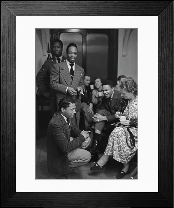 Framed Print : The Yanks In England, 1952 Framed Print : The Yanks In England, 1952
