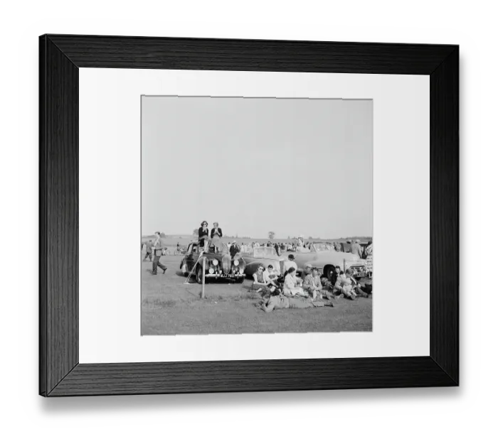Framed Print : Polo Match Spectators Framed Print : Polo Match Spectators