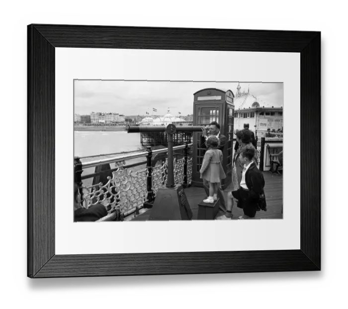 Framed Print : On Brighton Pier Framed Print : On Brighton Pier