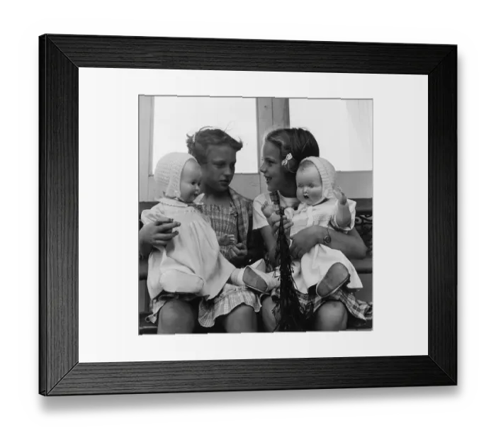 Framed Print : Girls And Dolls Framed Print : Girls And Dolls