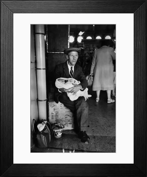 Framed Print : Man And Baby Framed Print : Man And Baby