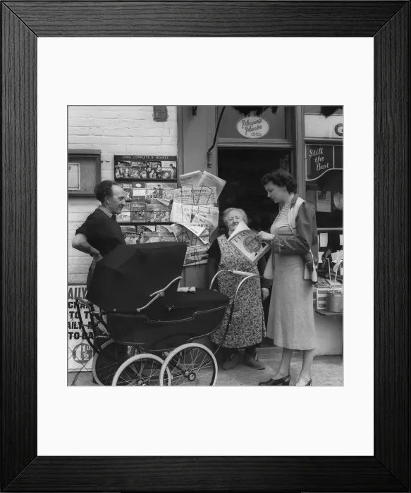 Framed Print : Newsagents Framed Print : Newsagents