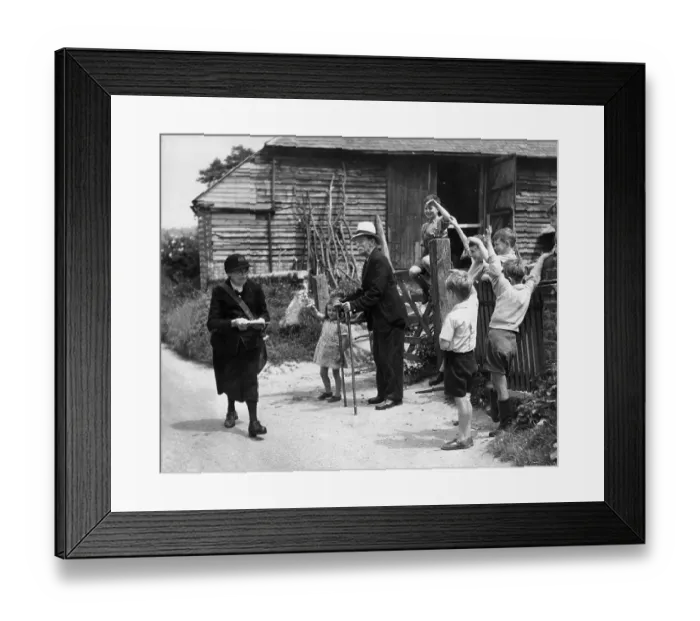 Framed Print : Post Woman Framed Print : Post Woman
