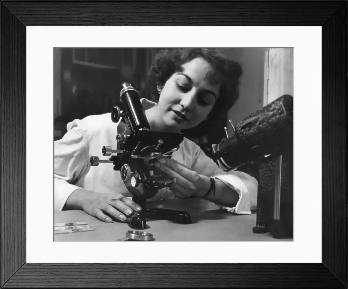 Framed Print : Microscope