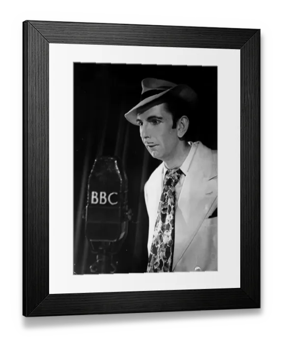 Framed Print : Radio Comedian Framed Print : Radio Comedian