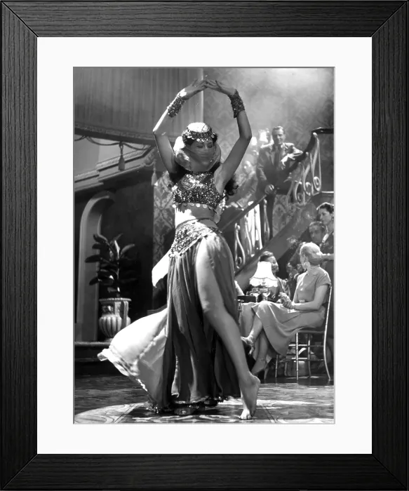 Framed Print : Belly Dancer