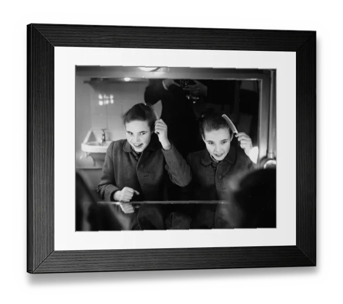 Framed Print : Twin Actresses