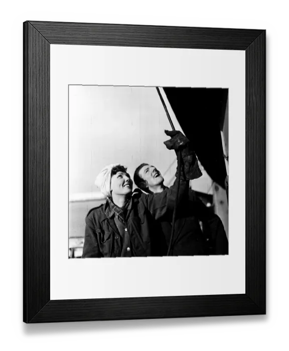 Framed Print : Happy Dockers Framed Print : Happy Dockers