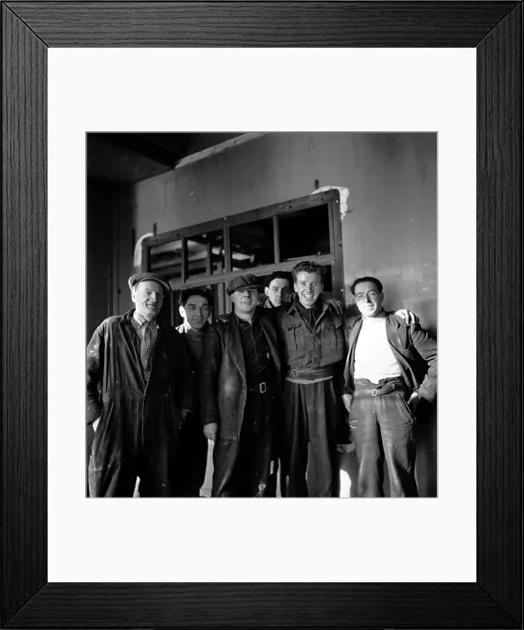 Framed Print : Ship Workers Framed Print : Ship Workers