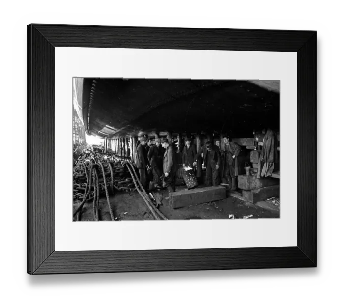 Framed Print : Under The Hull Framed Print : Under The Hull