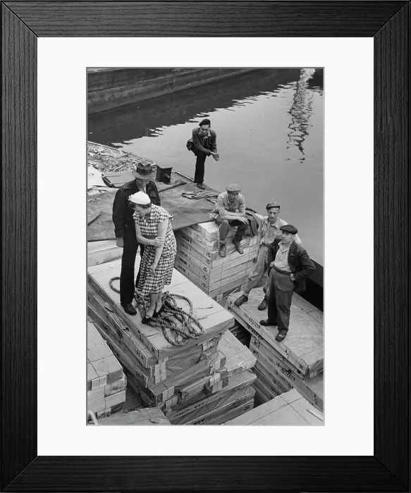 Framed Print : Tobacco Dock Reporter Framed Print : Tobacco Dock Reporter