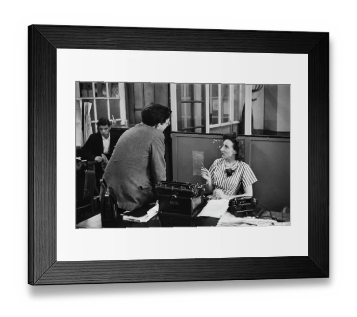 Framed Print : Women Reporters Framed Print : Women Reporters