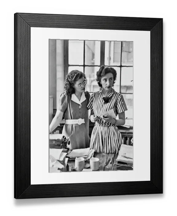 Framed Print : Women Reporters
