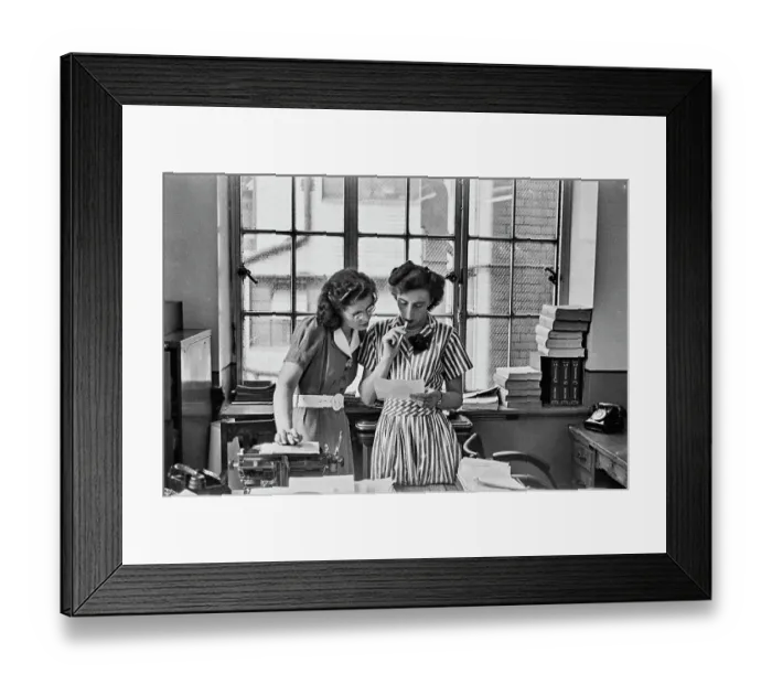 Framed Print : Women Reporters Framed Print : Women Reporters