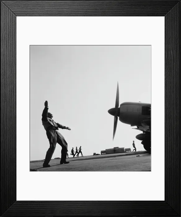 Framed Print : Aircraft On Carrier Framed Print : Aircraft On Carrier