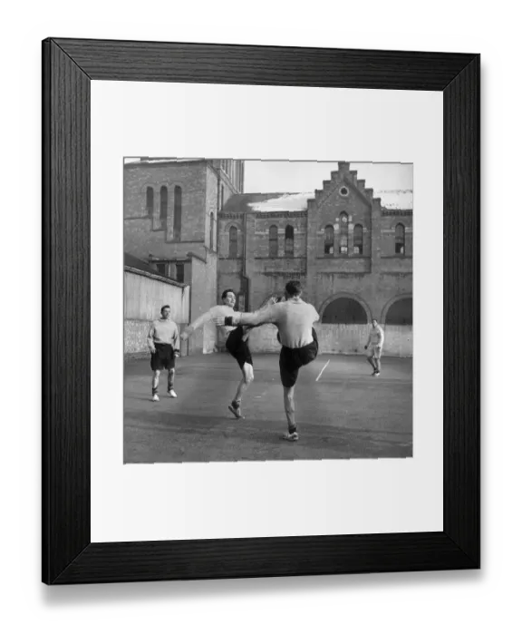 Framed Print : Villa Training