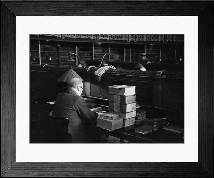 Framed Print : Reading Room Framed Print : Reading Room