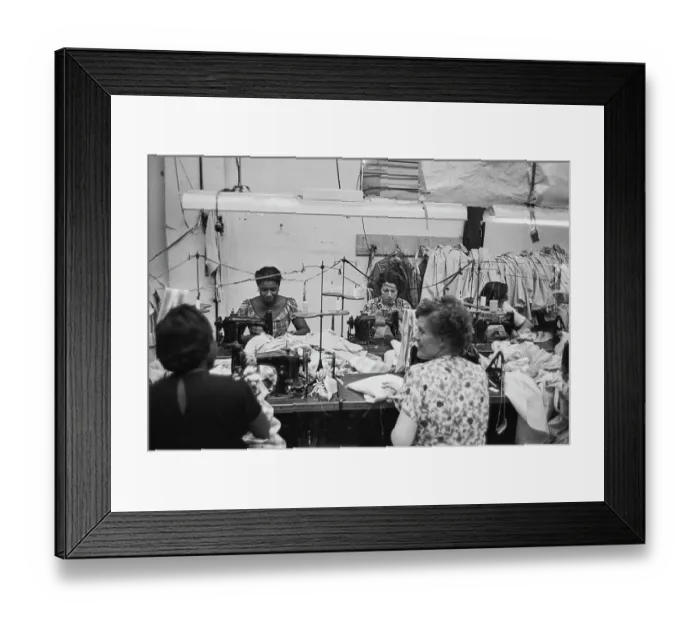 Framed Print : Garment Factory in South London Framed Print : Garment Factory in South London
