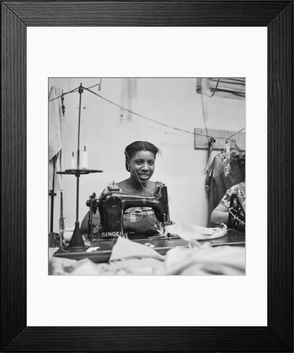 Framed Print : Garment Factory in South London Framed Print : Garment Factory in South London