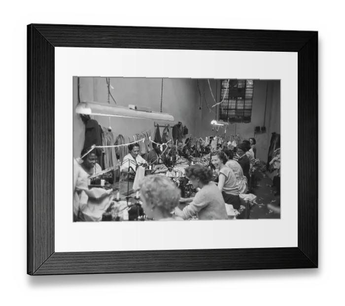 Framed Print : Garment Factory in South London Framed Print : Garment Factory in South London