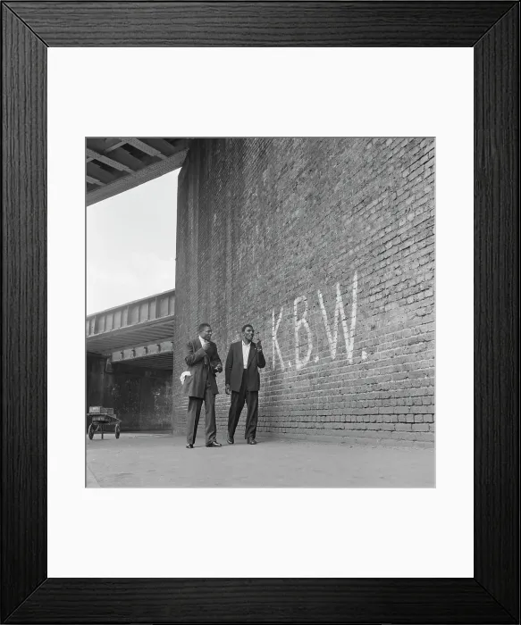 Framed Print : Racist Graffiti In Brixton