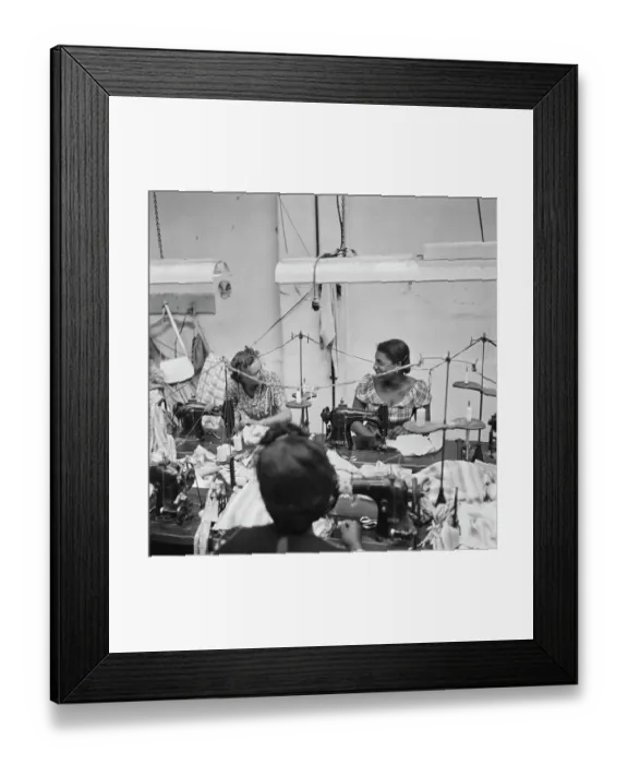 Framed Print : Garment Factory in South London Framed Print : Garment Factory in South London