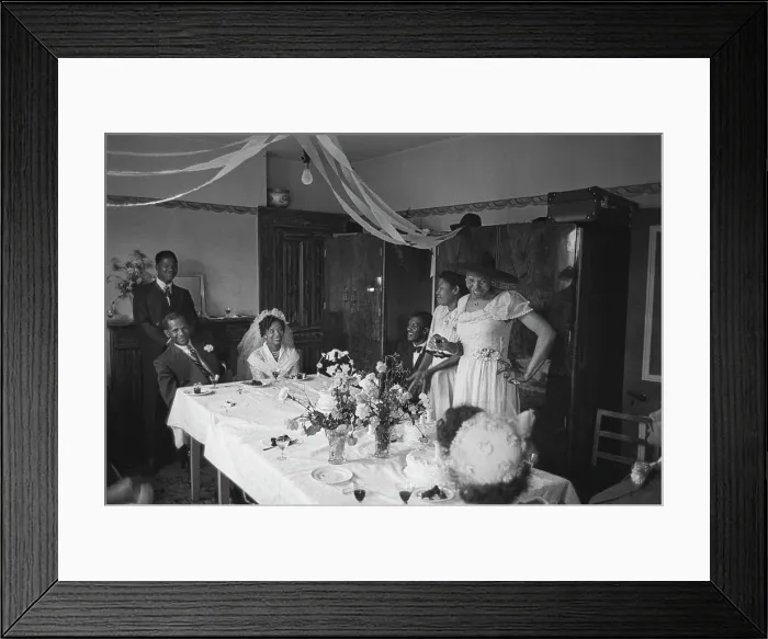Framed Print : South London Wedding
