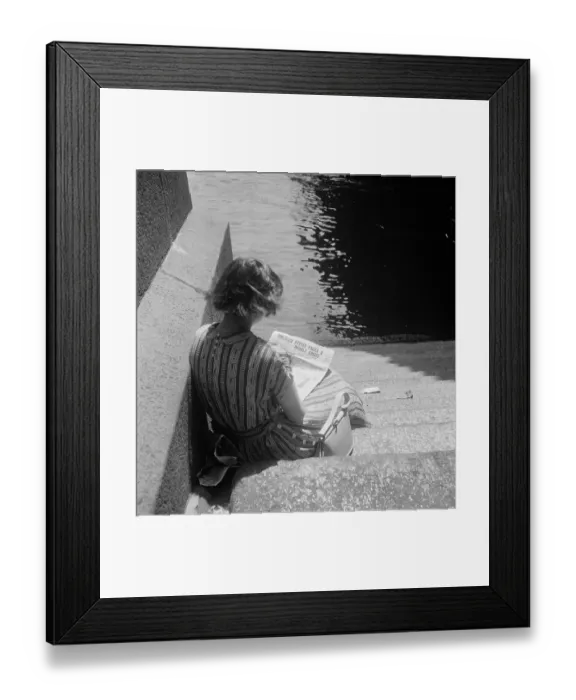 Framed Print : Heatwave, Summer 1952 Framed Print : Heatwave, Summer 1952