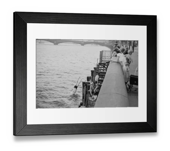 Framed Print : Heatwave, Summer 1952 Framed Print : Heatwave, Summer 1952