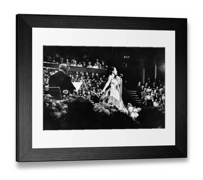 Framed Print : Yma Sumac. Peruvian soprano Yma Sumac (1922 - 2008) performs at the Royal Framed Print : Yma Sumac. Peruvian soprano Yma Sumac (1922 - 2008) performs at the Royal