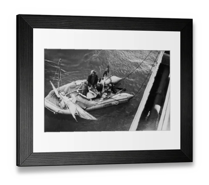 Framed Print : Dr Alain Bombard Framed Print : Dr Alain Bombard