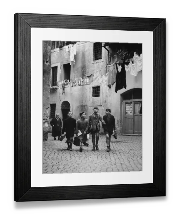 Framed Print : Home From School