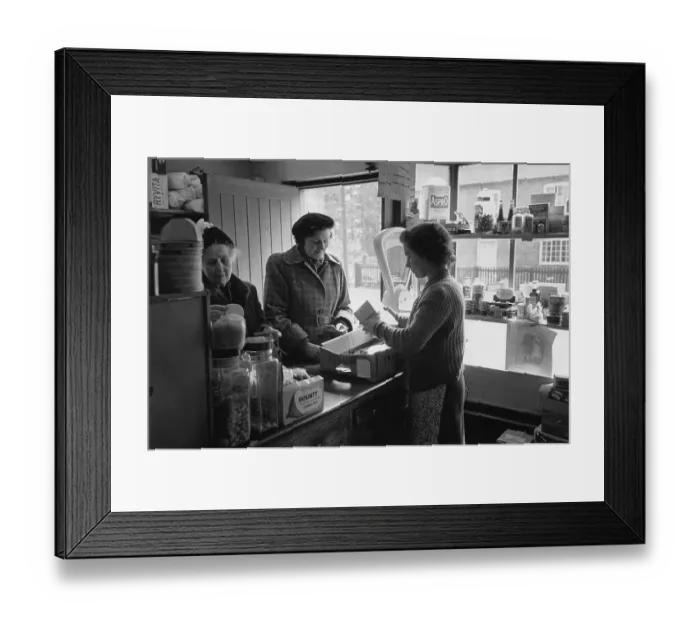 Framed Print : Village Shop