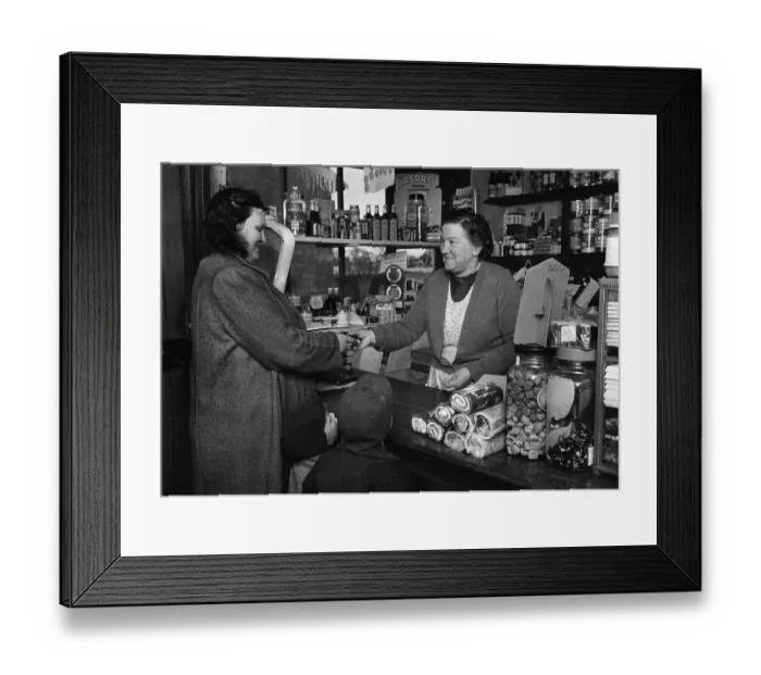 Framed Print : The Village Shop Framed Print : The Village Shop