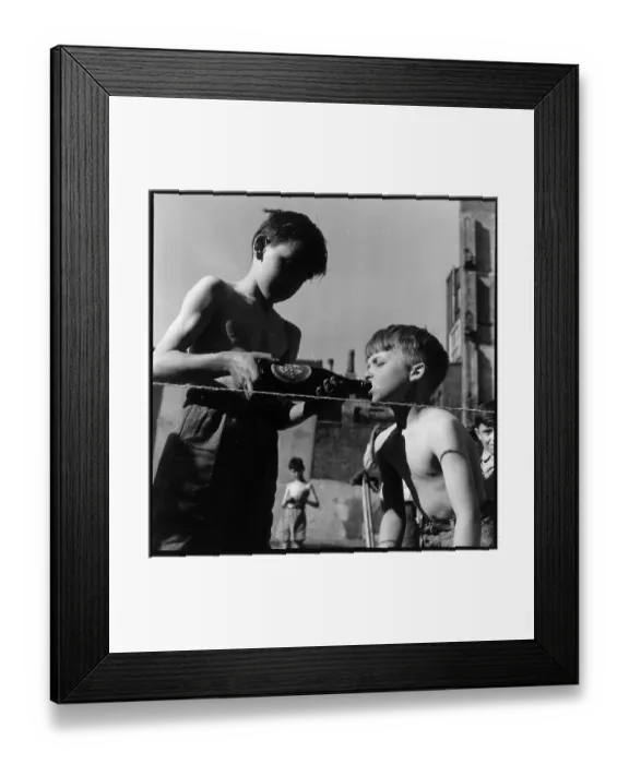 Framed Print : Boxing Boys Framed Print : Boxing Boys