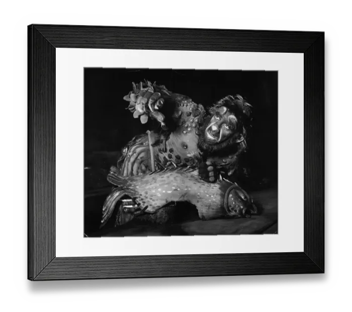 Framed Print : Cowering Caliban Framed Print : Cowering Caliban