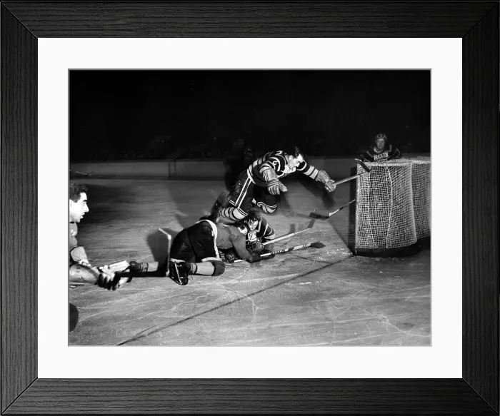 Framed Print : Ice Hockey Match