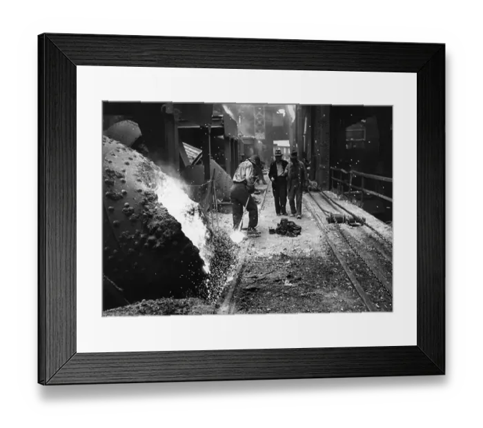 Framed Print : Steel Works Framed Print : Steel Works