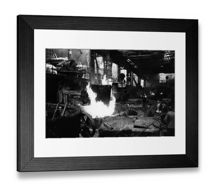 Framed Print : Inside Steelworks Framed Print : Inside Steelworks