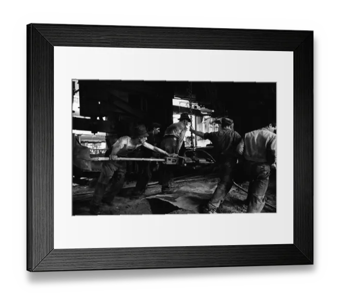 Framed Print : Foundry Gang Framed Print : Foundry Gang