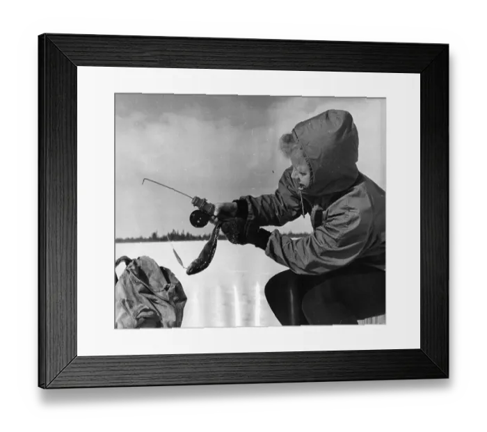 Framed Print : Lapland Fishing Framed Print : Lapland Fishing