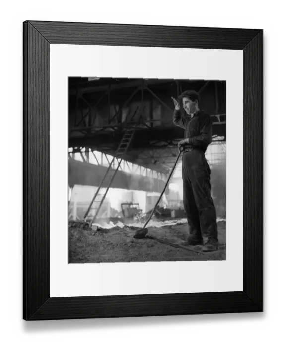 Framed Print : Steelworker Framed Print : Steelworker