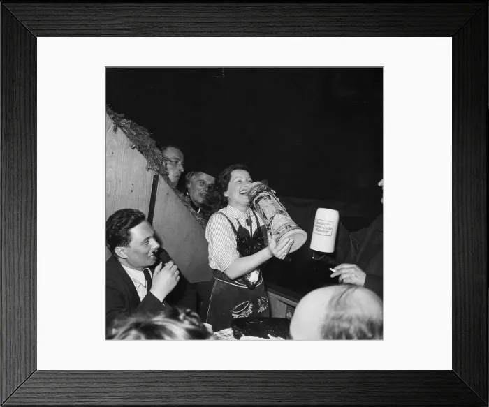 Framed Print : Holding Up Stein Framed Print : Holding Up Stein