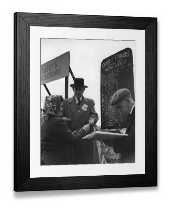 Framed Print : Bookmakers Framed Print : Bookmakers