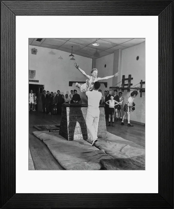 Framed Print : Gymnastic Display Framed Print : Gymnastic Display