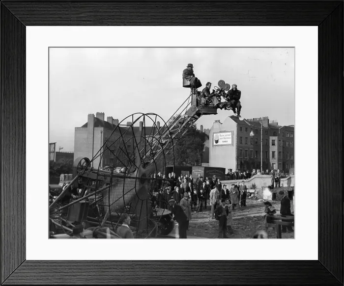Framed Print : Camera Crew Filming Framed Print : Camera Crew Filming