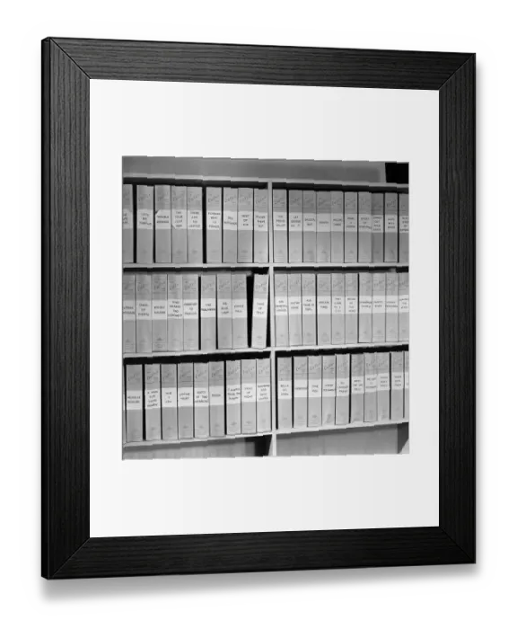 Framed Print : Film Files Framed Print : Film Files