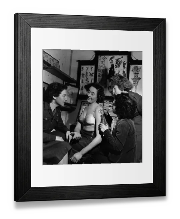 Framed Print : Tattoo Parlour Framed Print : Tattoo Parlour
