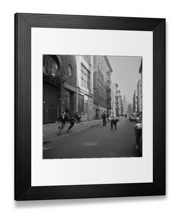 Framed Print : On The Streets Of New York City